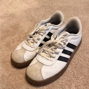 Adidas White and Black Sneakers